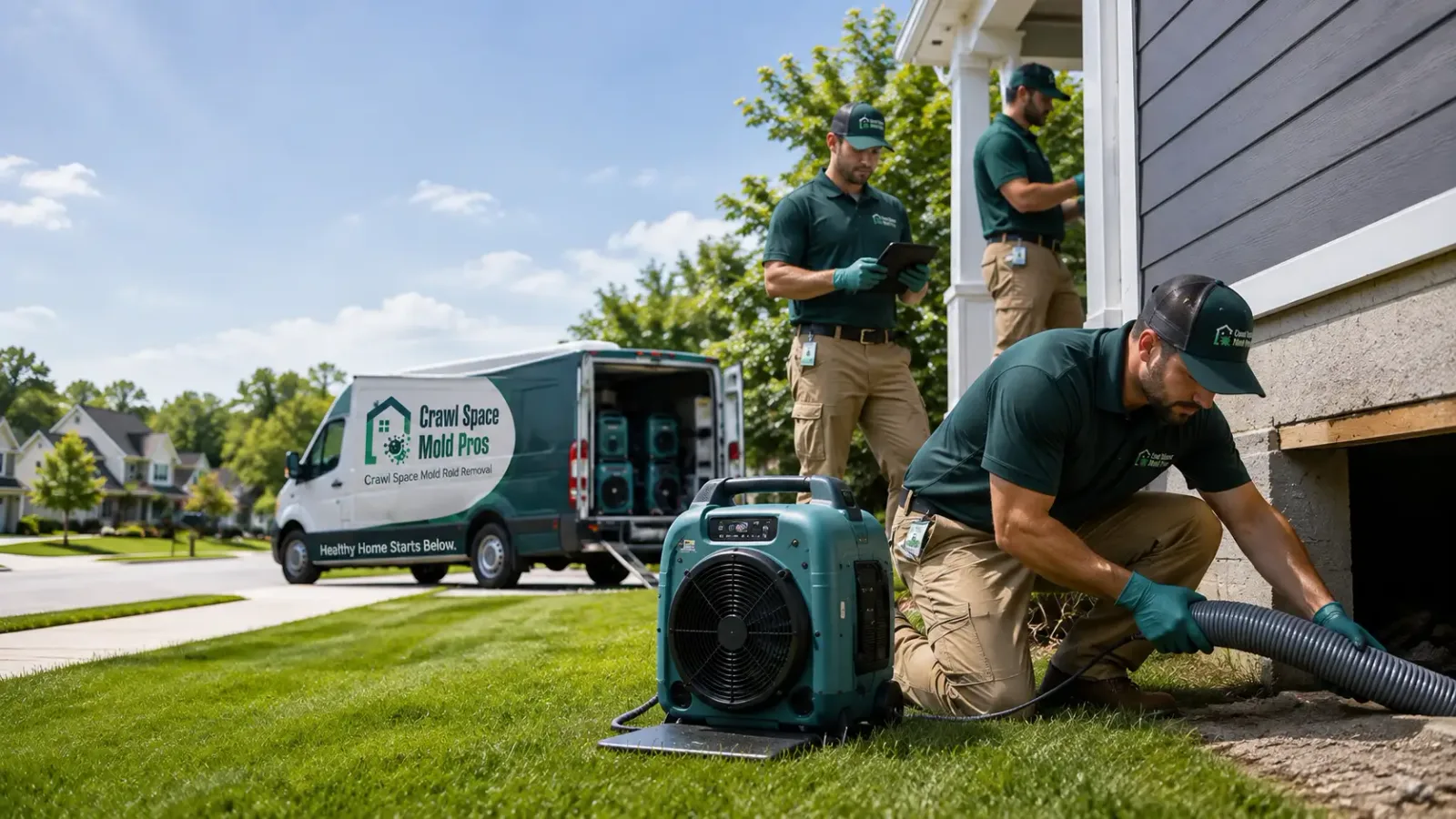 Crawl Space Mold Removal in Warrenton, OR